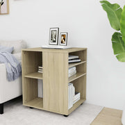 Rolkast 60x53x72 cm spaanplaat sonoma eiken