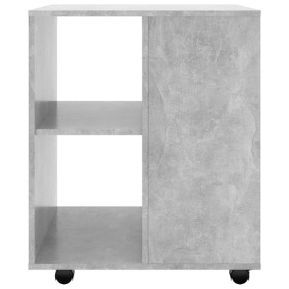 Kast Verrijdbaar 60X53X72 Cm Spaanplaat Betongrijs
