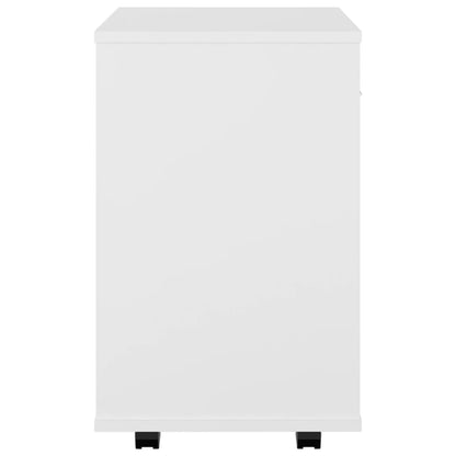 Kast Verrijdbaar 46X36X59 Cm Spaanplaat Wit