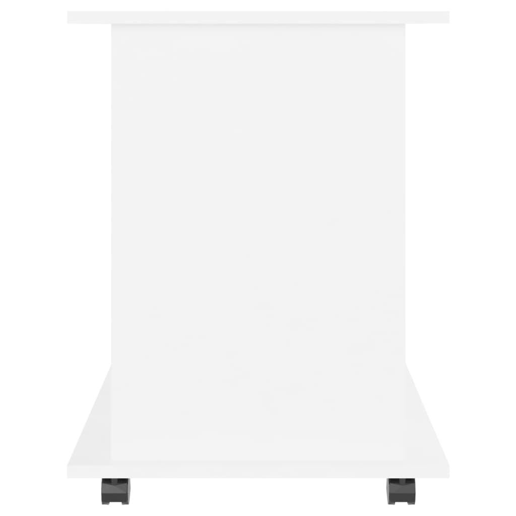 Kast Verrijdbaar 60X45X60 Cm Spaanplaat Wit