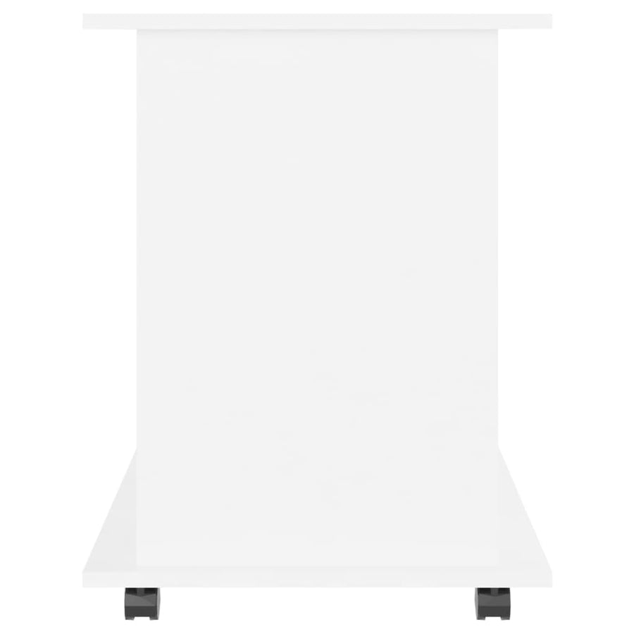 Kast Verrijdbaar 60X45X60 Cm Spaanplaat Wit