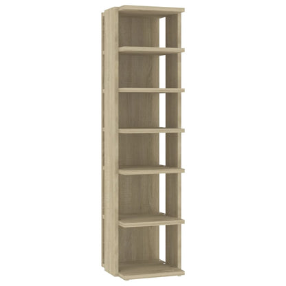 Schoenenkasten 2 st 27,5x27x102 cm sonoma eikenkleurig Sonoma eiken