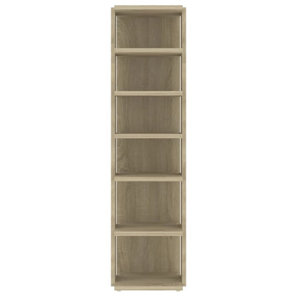 Schoenenkasten 2 st 27,5x27x102 cm sonoma eikenkleurig Sonoma eiken