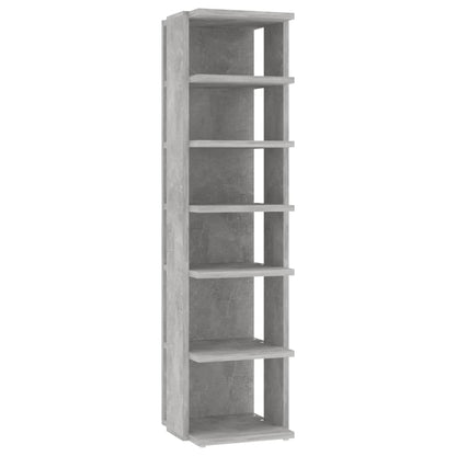 Schoenenkast 27,5X27X02 Cm Bewerkt Hout 1 Betongrijs