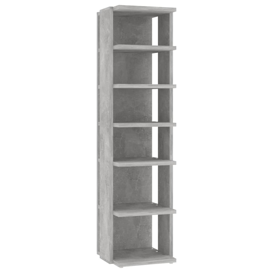 Schoenenkast 27,5X27X02 Cm Bewerkt Hout 1 Betongrijs