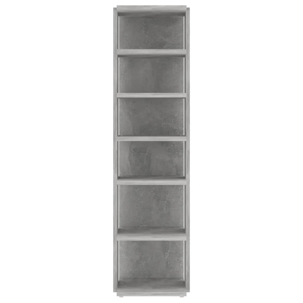 Schoenenkast 27,5X27X02 Cm Bewerkt Hout 1 Betongrijs