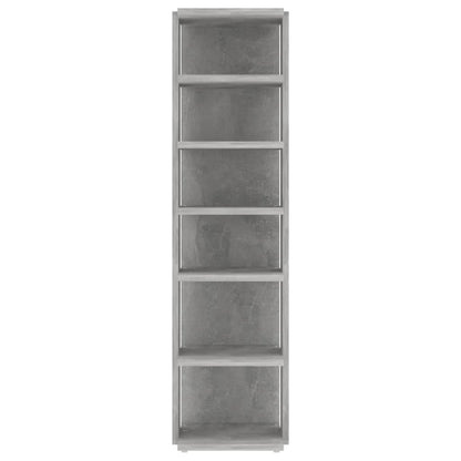 Schoenenkast 27,5X27X02 Cm Bewerkt Hout 1 Betongrijs