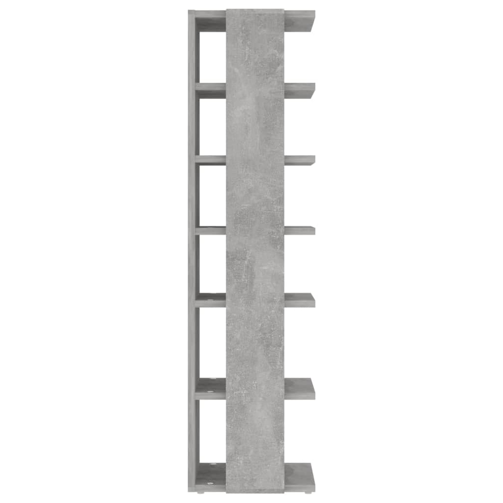 Schoenenkast 27,5X27X02 Cm Bewerkt Hout 1 Betongrijs
