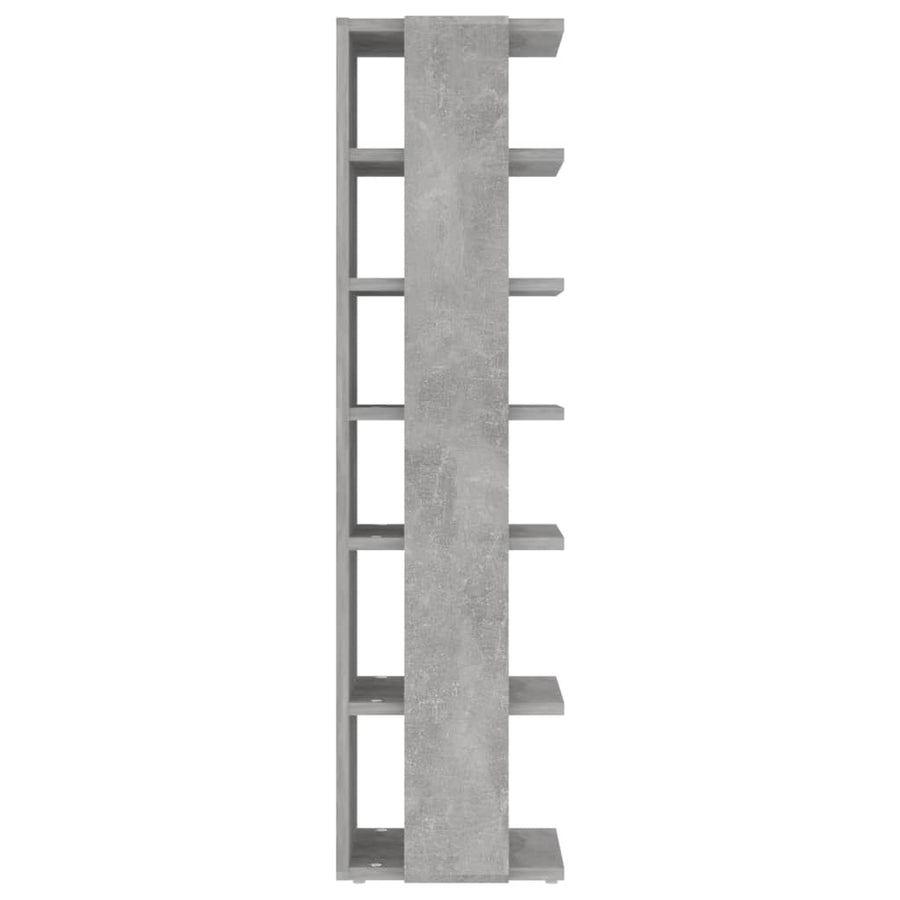 Schoenenkasten 2 st 27,5x27x102 cm betongrijs 1 2 Betongrijs