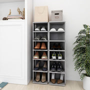 Schoenenkast 27,5x27x102 cm betongrijs
