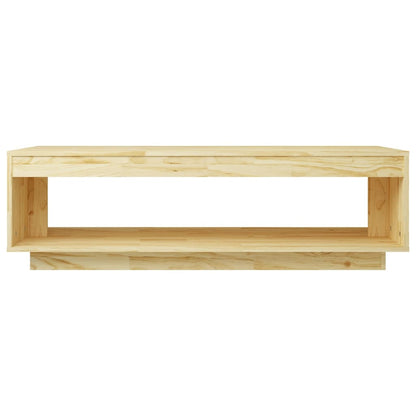 Salontafel 0X50X33,5 Cm Massief Grenenhout Naturel