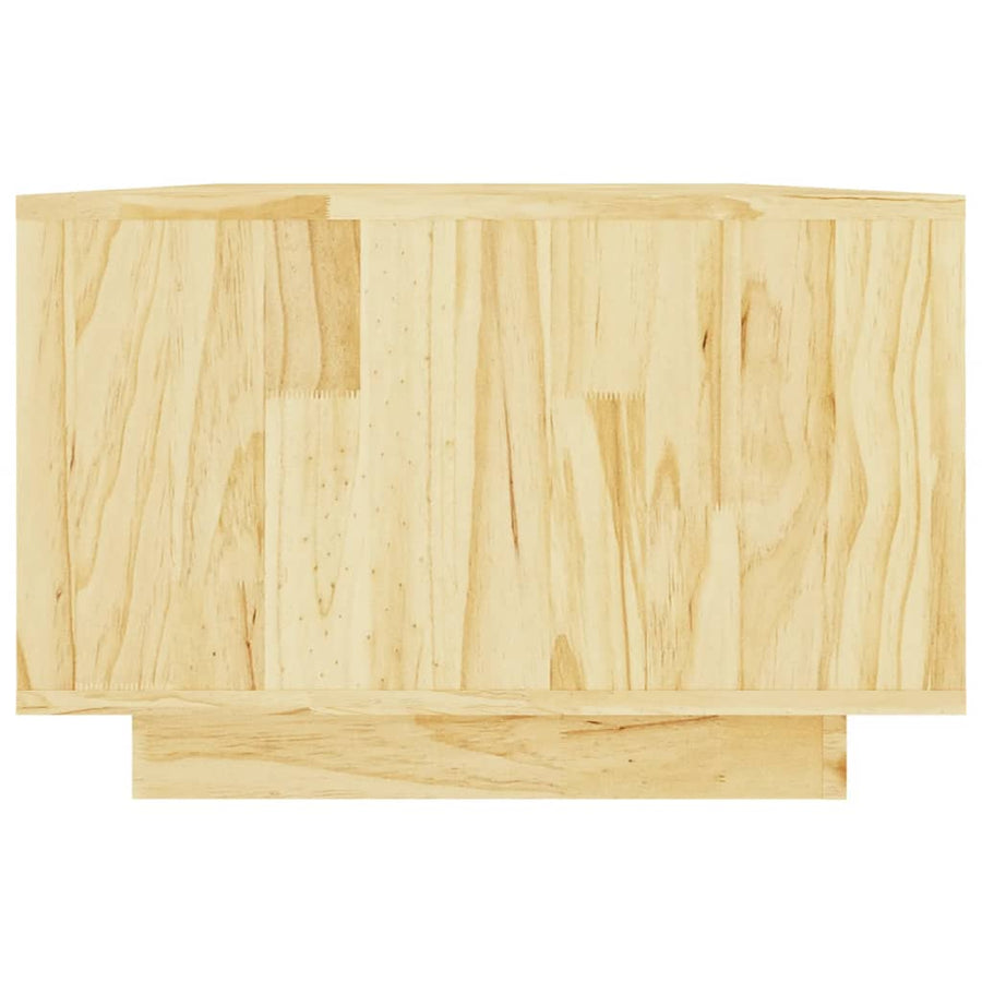 Salontafel 0X50X33,5 Cm Massief Grenenhout Naturel