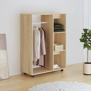 Kledingkast 80x40x110 cm spaanplaat sonoma eiken
