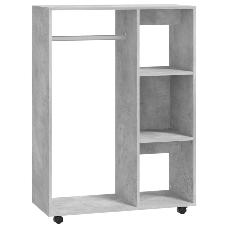 Kledingkast 80X40X0 Cm Spaanplaat Betongrijs