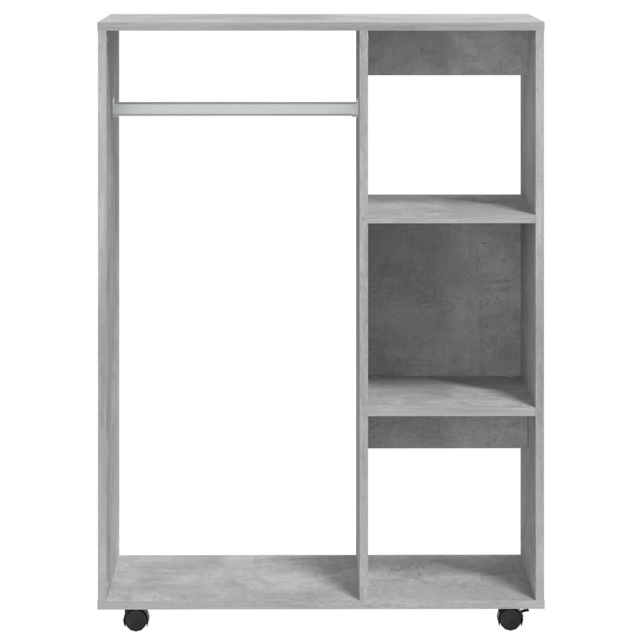 Kledingkast 80X40X0 Cm Spaanplaat Betongrijs