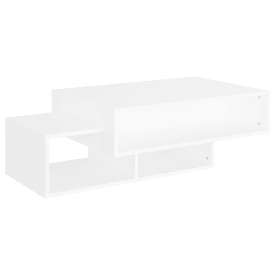 Salontafel 05X55X32 Cm Bewerkt Hout Wit