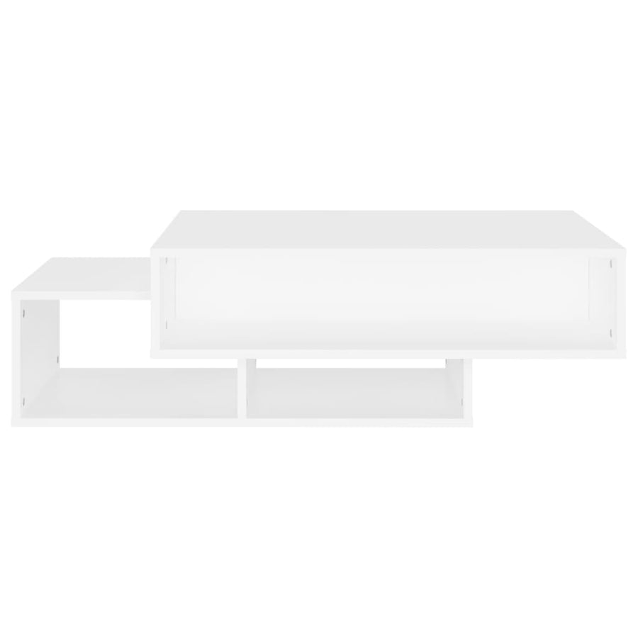 Salontafel 05X55X32 Cm Bewerkt Hout Wit
