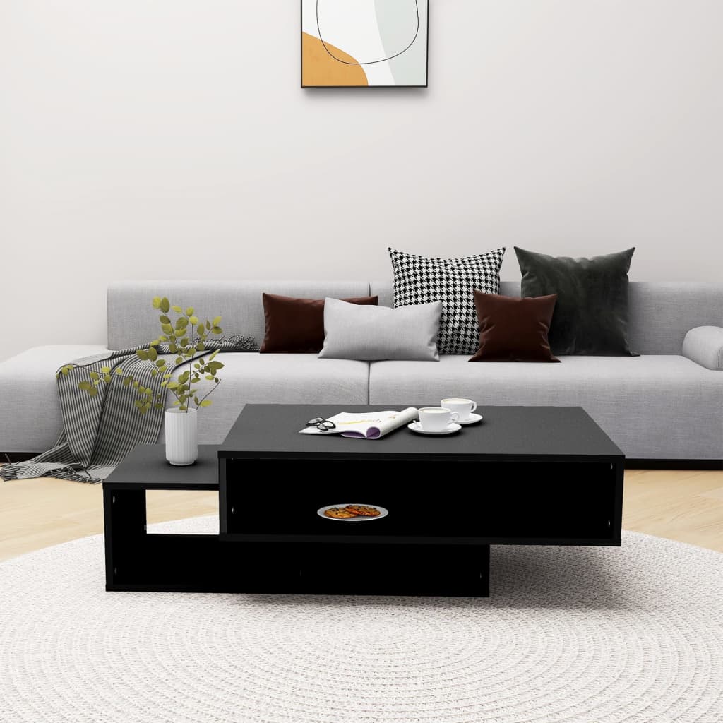 Salontafel 05X55X32 Cm Spaanplaat Zwart