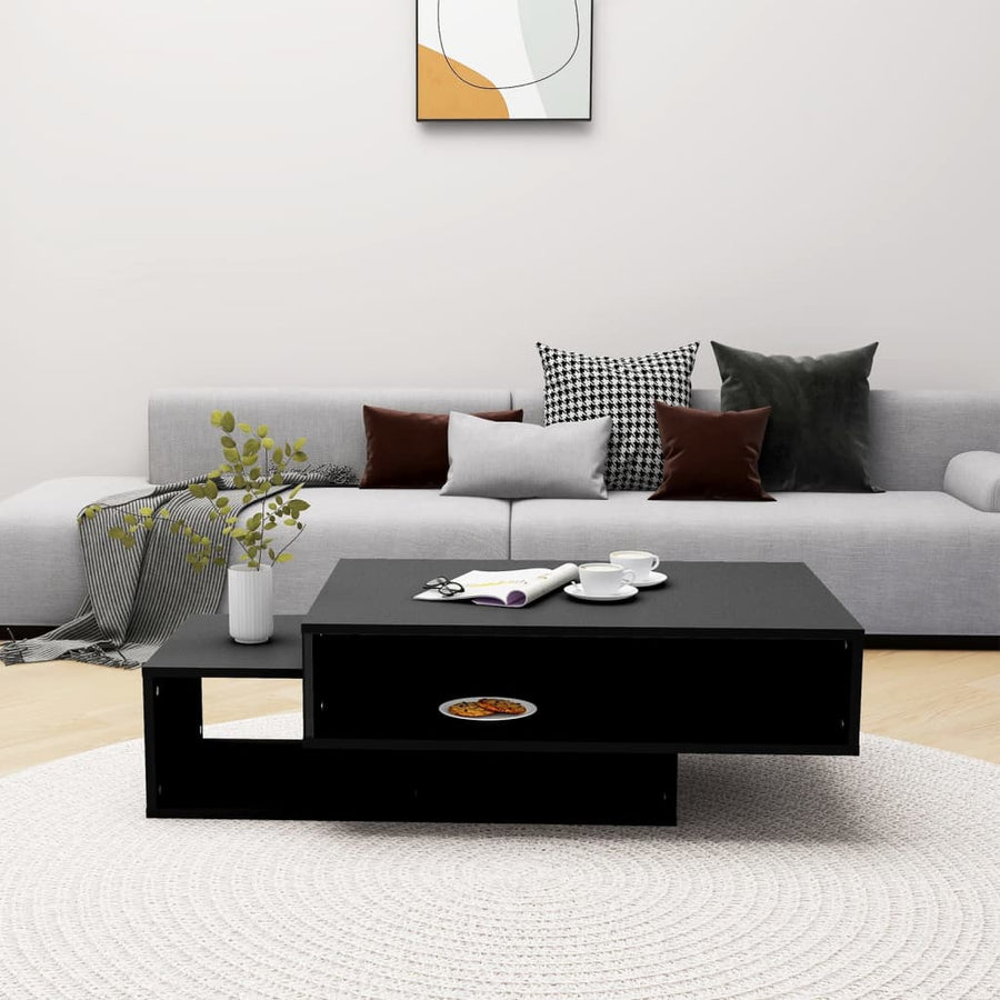 Salontafel 05X55X32 Cm Spaanplaat Zwart