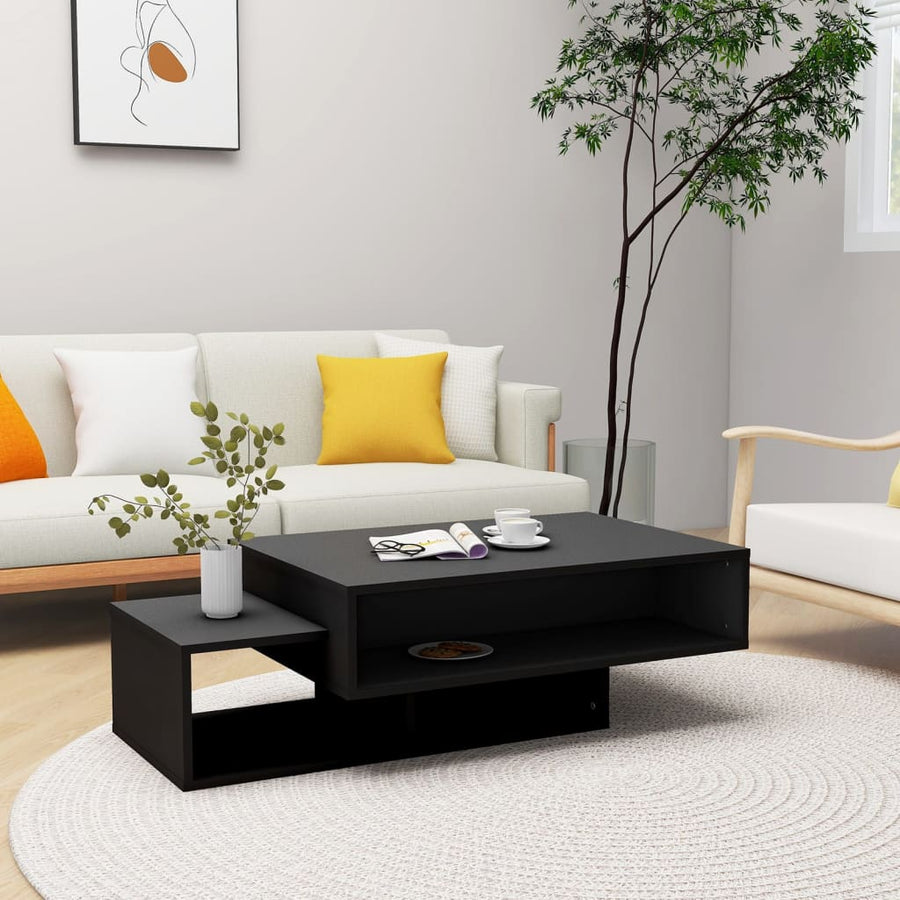 Salontafel 05X55X32 Cm Spaanplaat Zwart