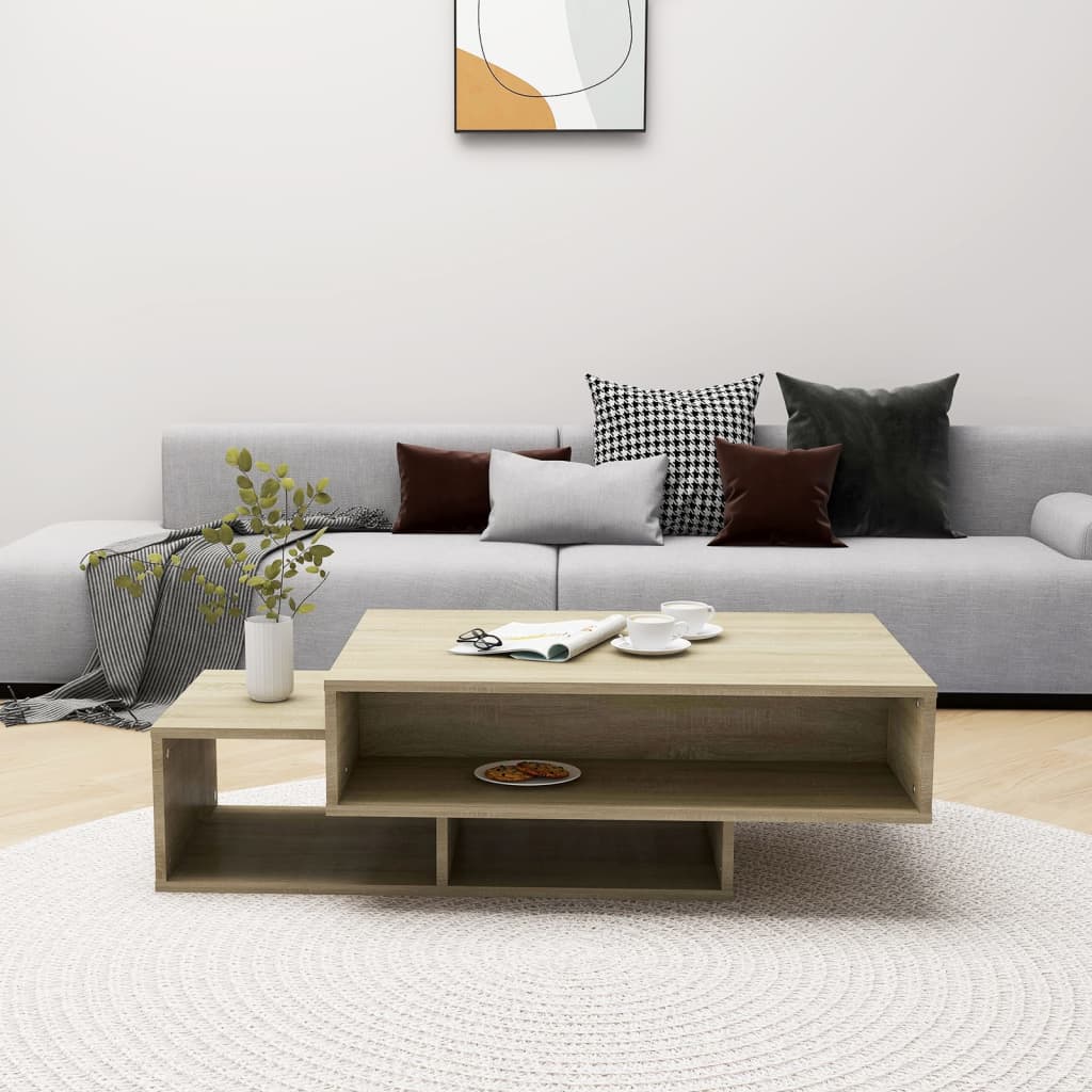 Salontafel 05X55X32 Cm Spaanplaat Kleurig Sonoma eiken