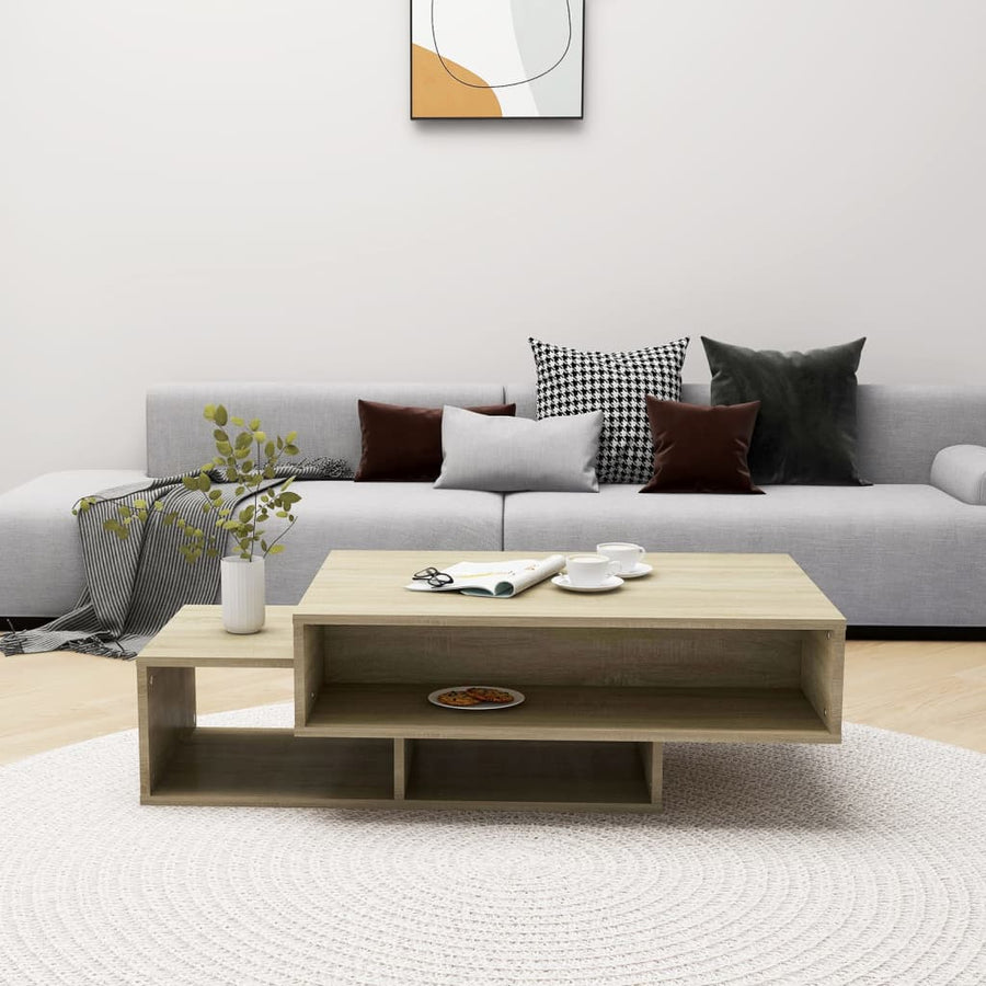 Salontafel 05X55X32 Cm Spaanplaat Kleurig Sonoma eiken