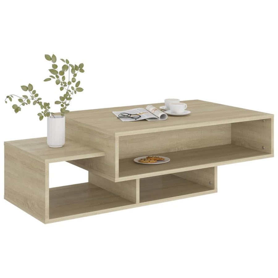 Salontafel 05X55X32 Cm Spaanplaat Kleurig Sonoma eiken