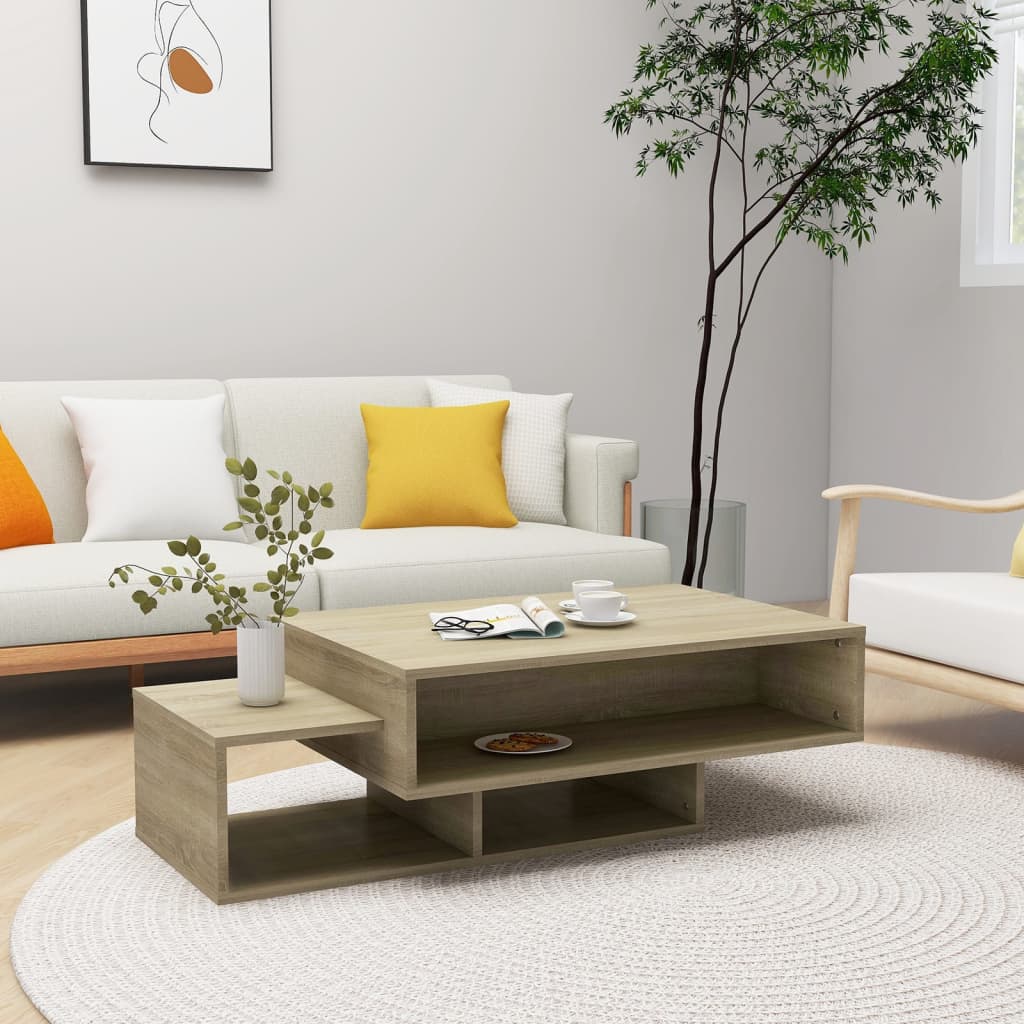 Salontafel 05X55X32 Cm Spaanplaat Kleurig Sonoma eiken