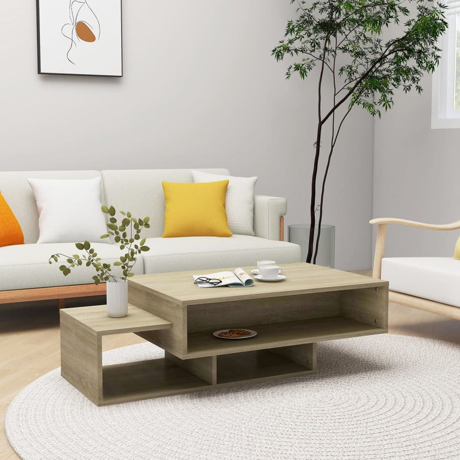 Salontafel 05X55X32 Cm Spaanplaat Kleurig Sonoma eiken