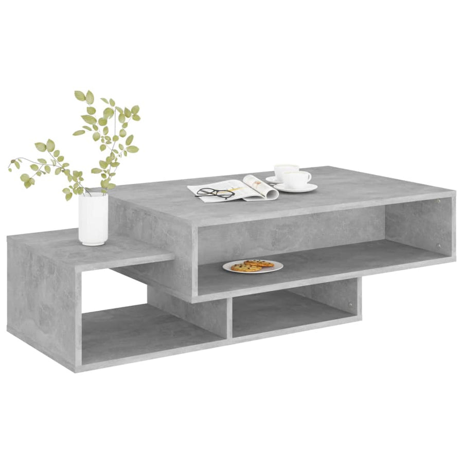 Salontafel 05X55X32 Cm Spaanplaat Betongrijs