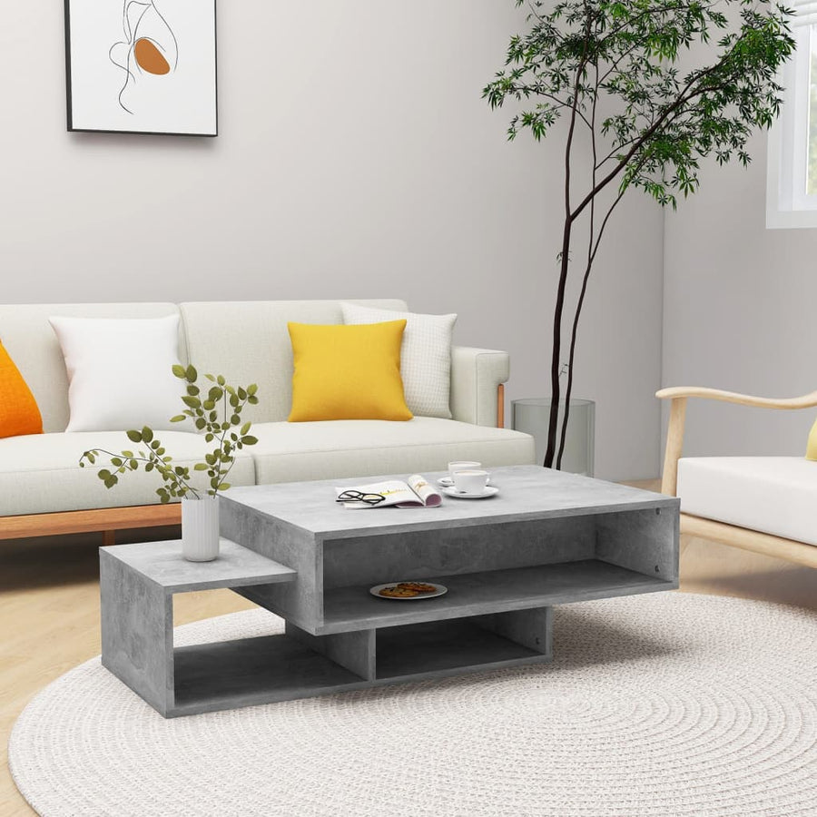 Salontafel 05X55X32 Cm Spaanplaat Betongrijs