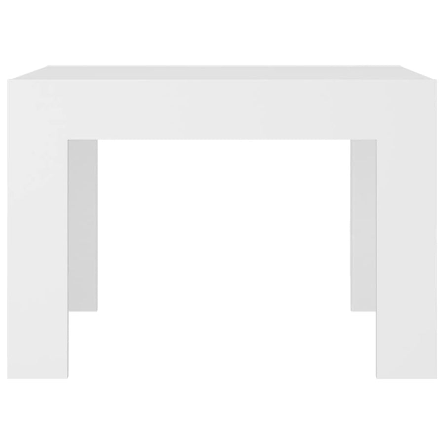 Salontafel 50X50X35 Cm Spaanplaat Wit