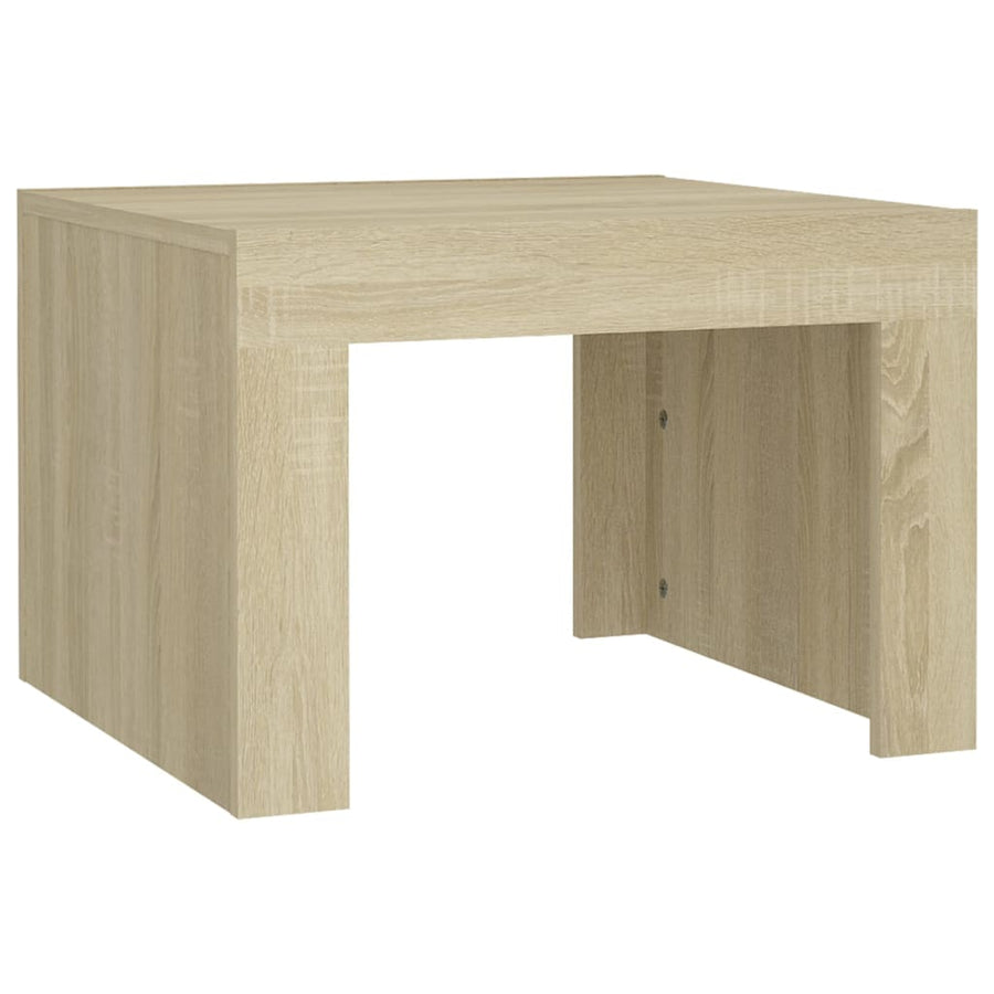 Salontafel 50X50X35 Cm Spaanplaat Kleurig Sonoma eiken