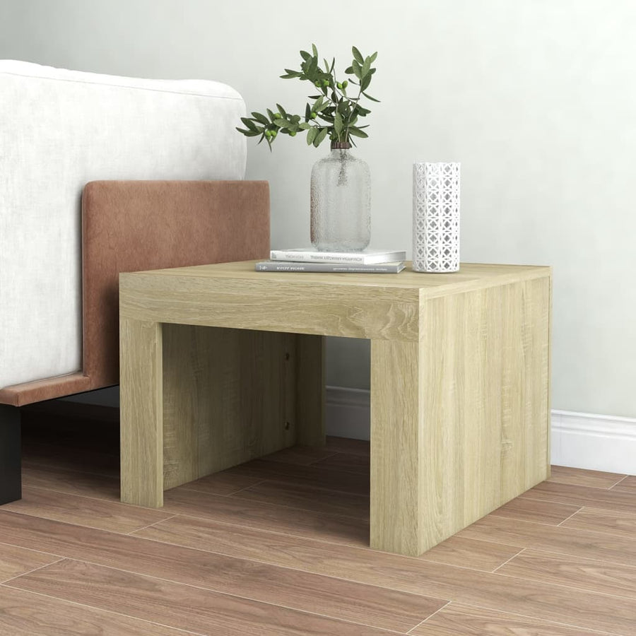 Salontafel 50X50X35 Cm Spaanplaat Kleurig Sonoma eiken