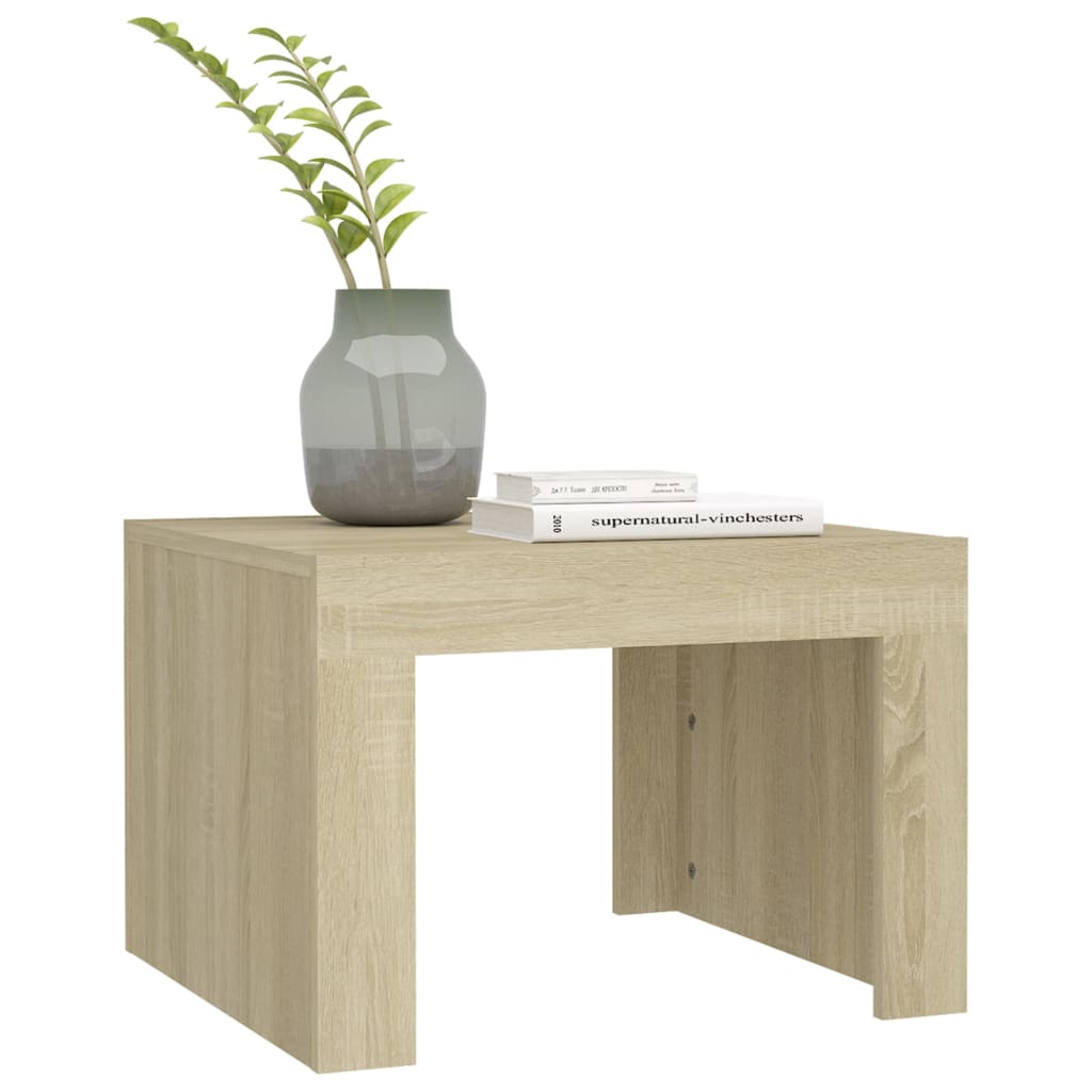 Salontafel 50X50X35 Cm Spaanplaat Kleurig Sonoma eiken