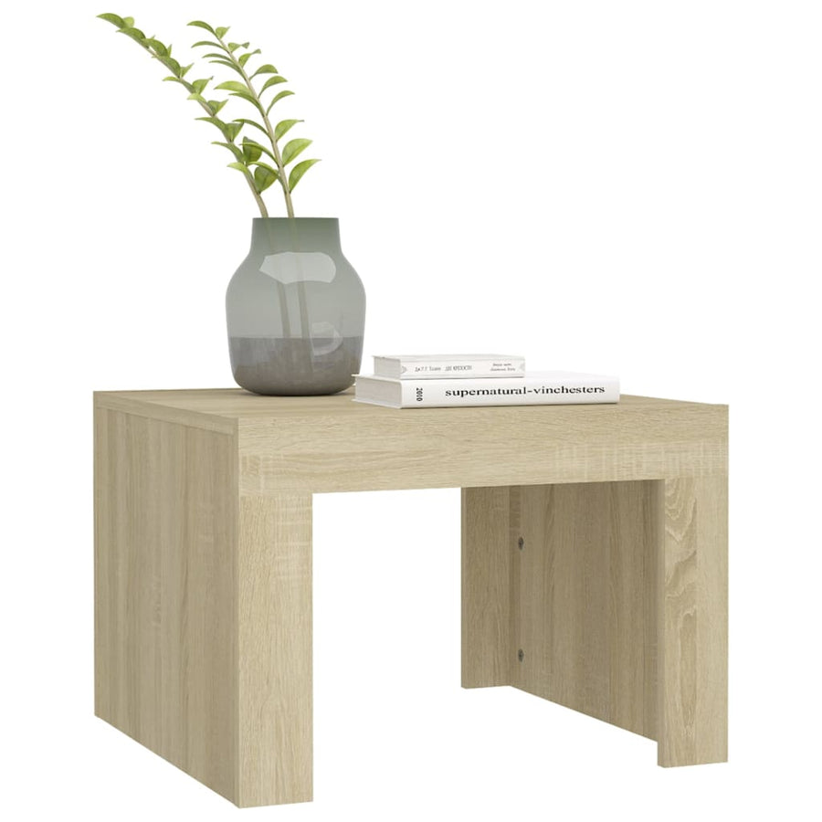 Salontafel 50X50X35 Cm Spaanplaat Kleurig Sonoma eiken