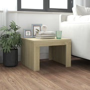 Salontafel 50x50x35 cm spaanplaat sonoma eiken