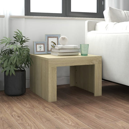 Salontafel 50X50X35 Cm Spaanplaat Kleurig Sonoma eiken