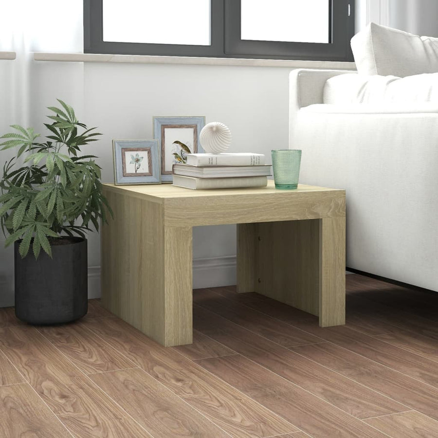 Salontafel 50X50X35 Cm Spaanplaat Kleurig Sonoma eiken