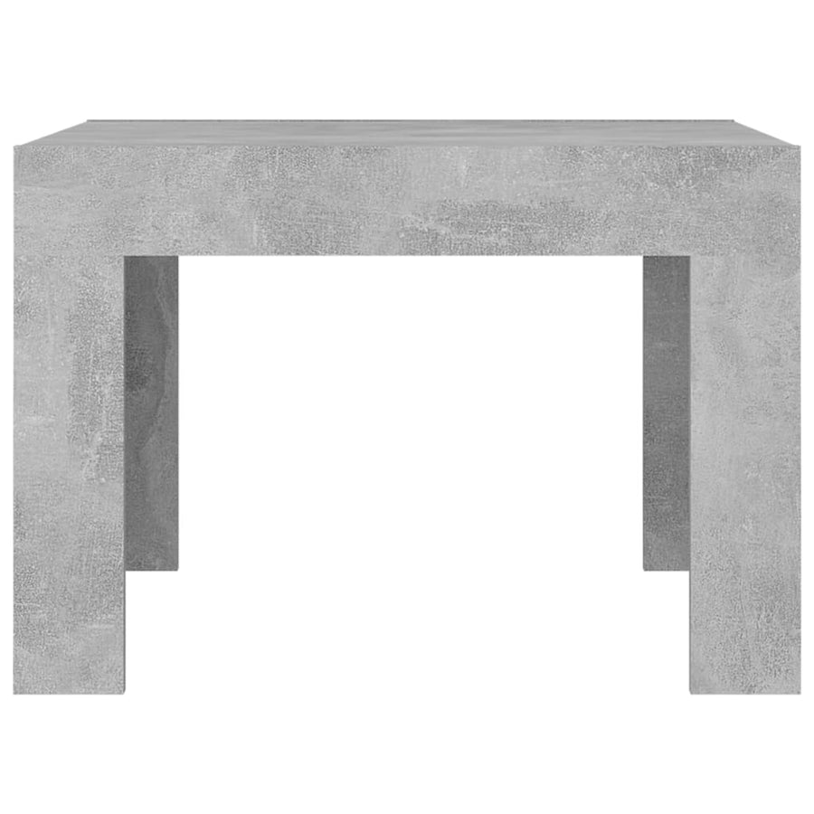 Salontafel 50x50x35 cm bewerkt hout betongrijs