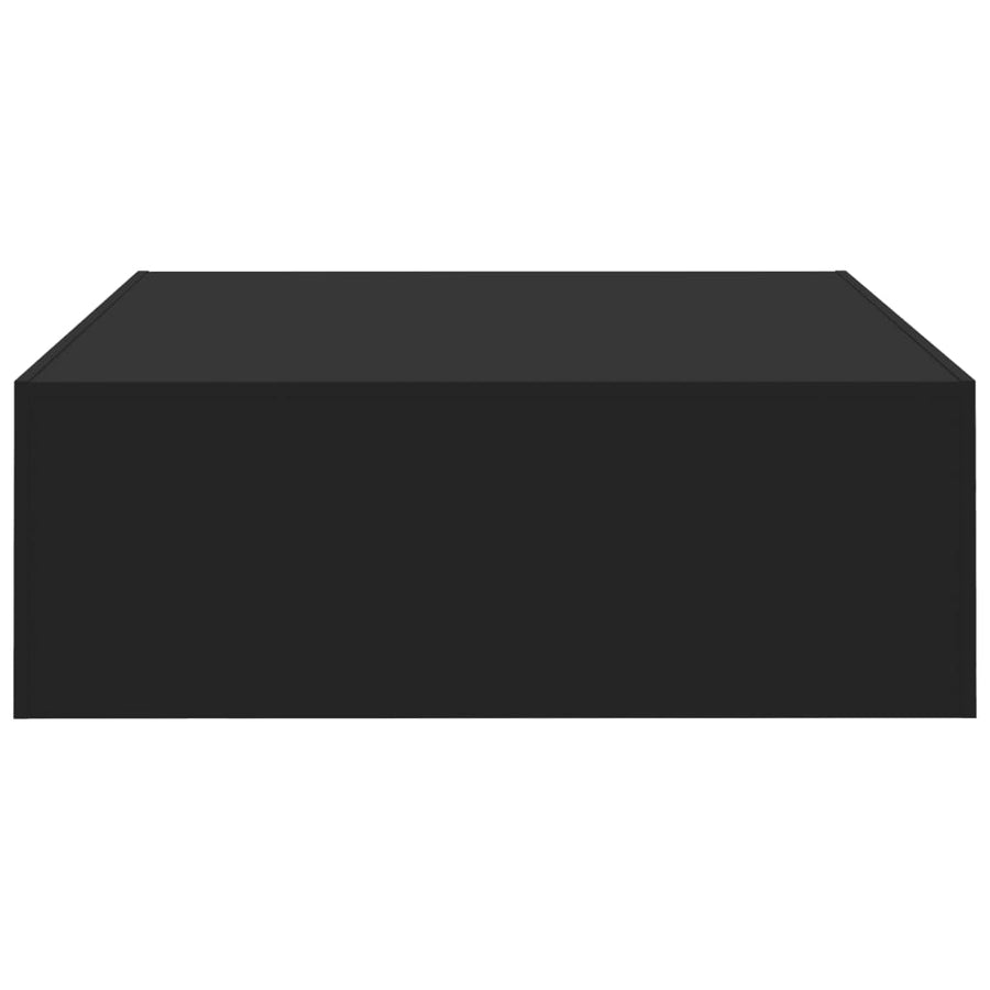 Salontafel 100X100X35 Cm Spaanplaat Zwart