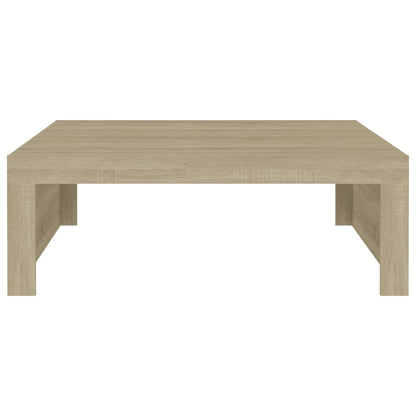 Salontafel 100X100X35 Cm Spaanplaat Sonoma Eikenkleurig