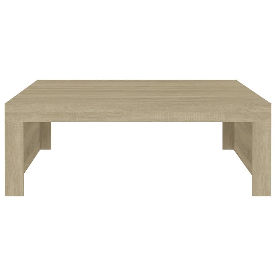 Salontafel 100X100X35 Cm Spaanplaat Sonoma Eikenkleurig