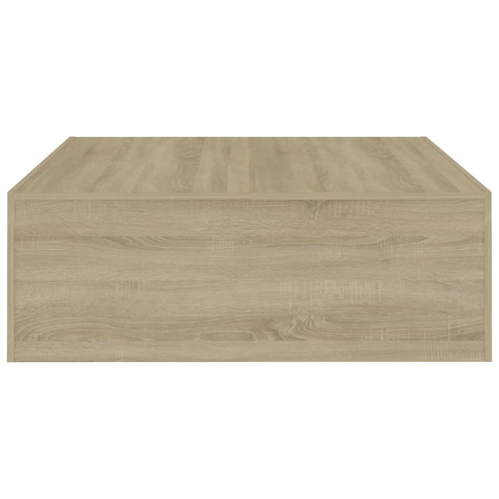 Salontafel 100X100X35 Cm Spaanplaat Sonoma Eikenkleurig