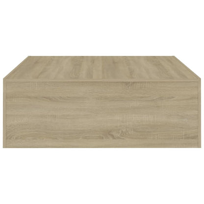Salontafel 100X100X35 Cm Spaanplaat Sonoma Eikenkleurig