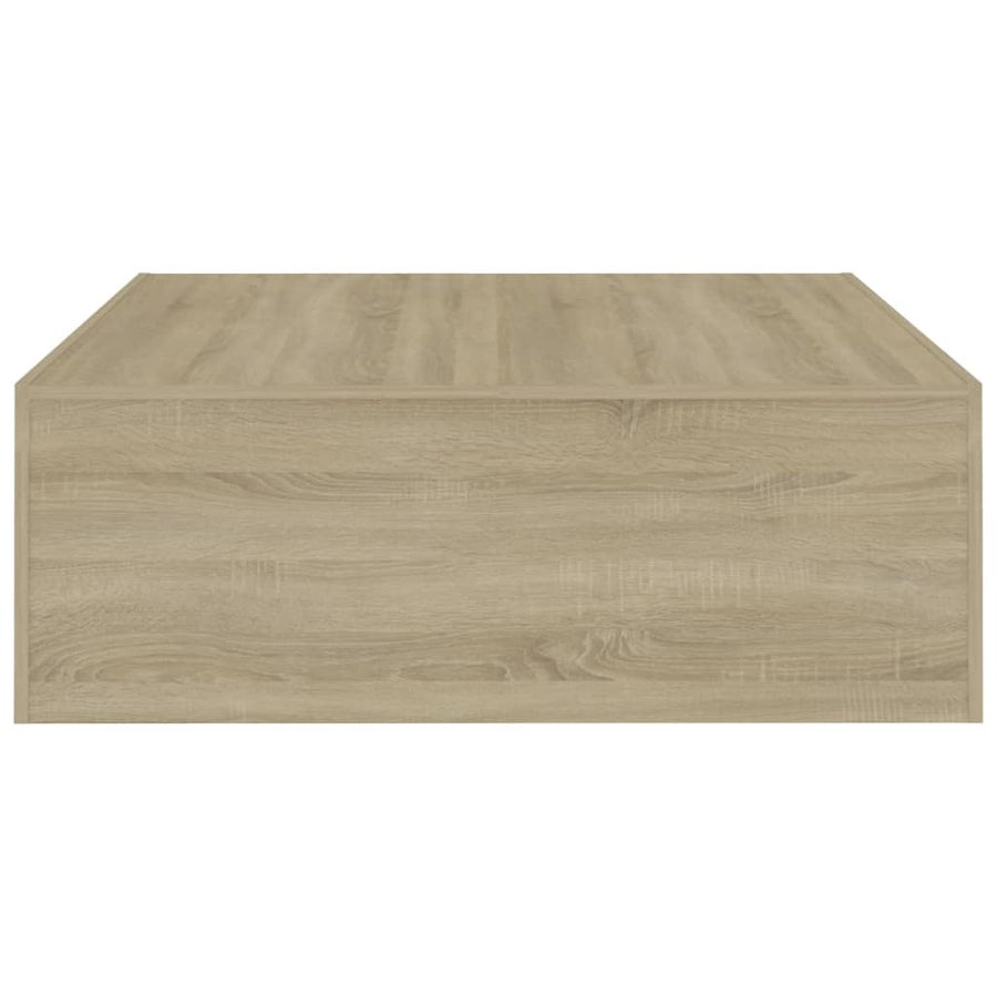 Salontafel 100X100X35 Cm Spaanplaat Sonoma Eikenkleurig