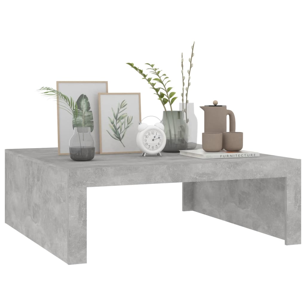 Salontafel 00X00X35 Cm Spaanplaat Betongrijs