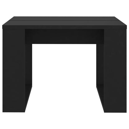 Bijzettafel 50X50X35 Cm Spaanplaat Zwart