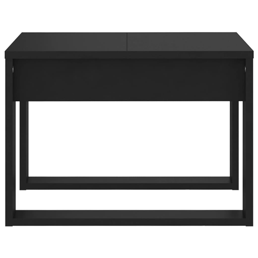 Bijzettafel 50X50X35 Cm Spaanplaat Zwart