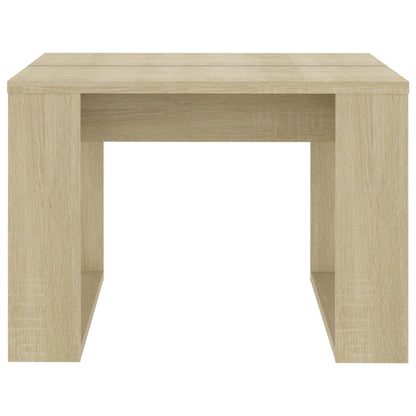 Bijzettafel 50X50X35 Cm Spaanplaat Kleurig Sonoma eiken